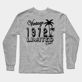 Vintage generation 1972 Numero 50 Regalo de cumpleaños Long Sleeve T-Shirt